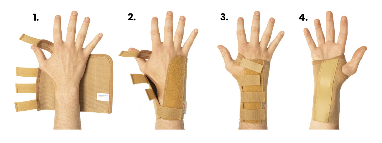 How to correctly attach your wrist brace